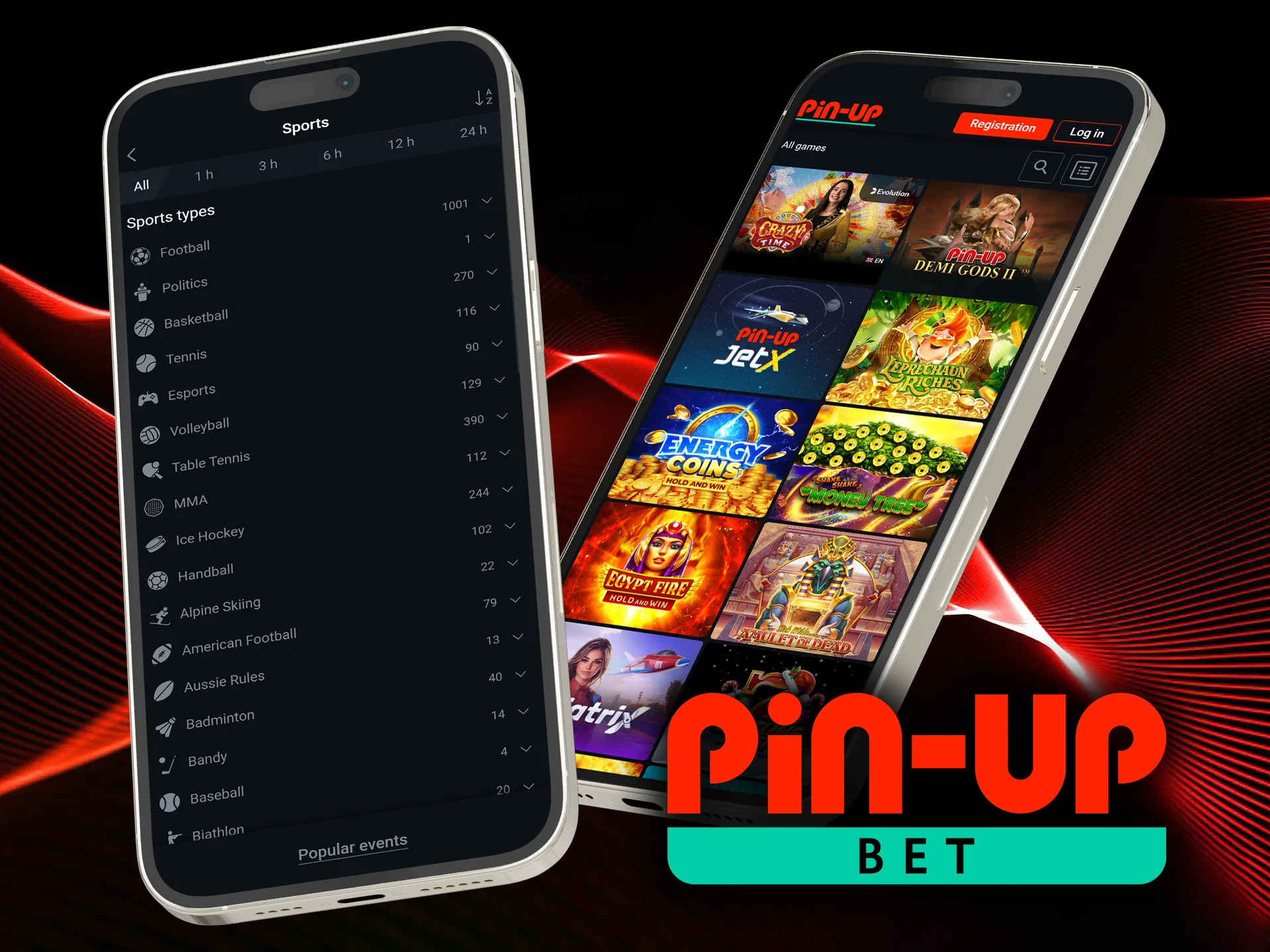 Уникальные функции приложения Pin Up