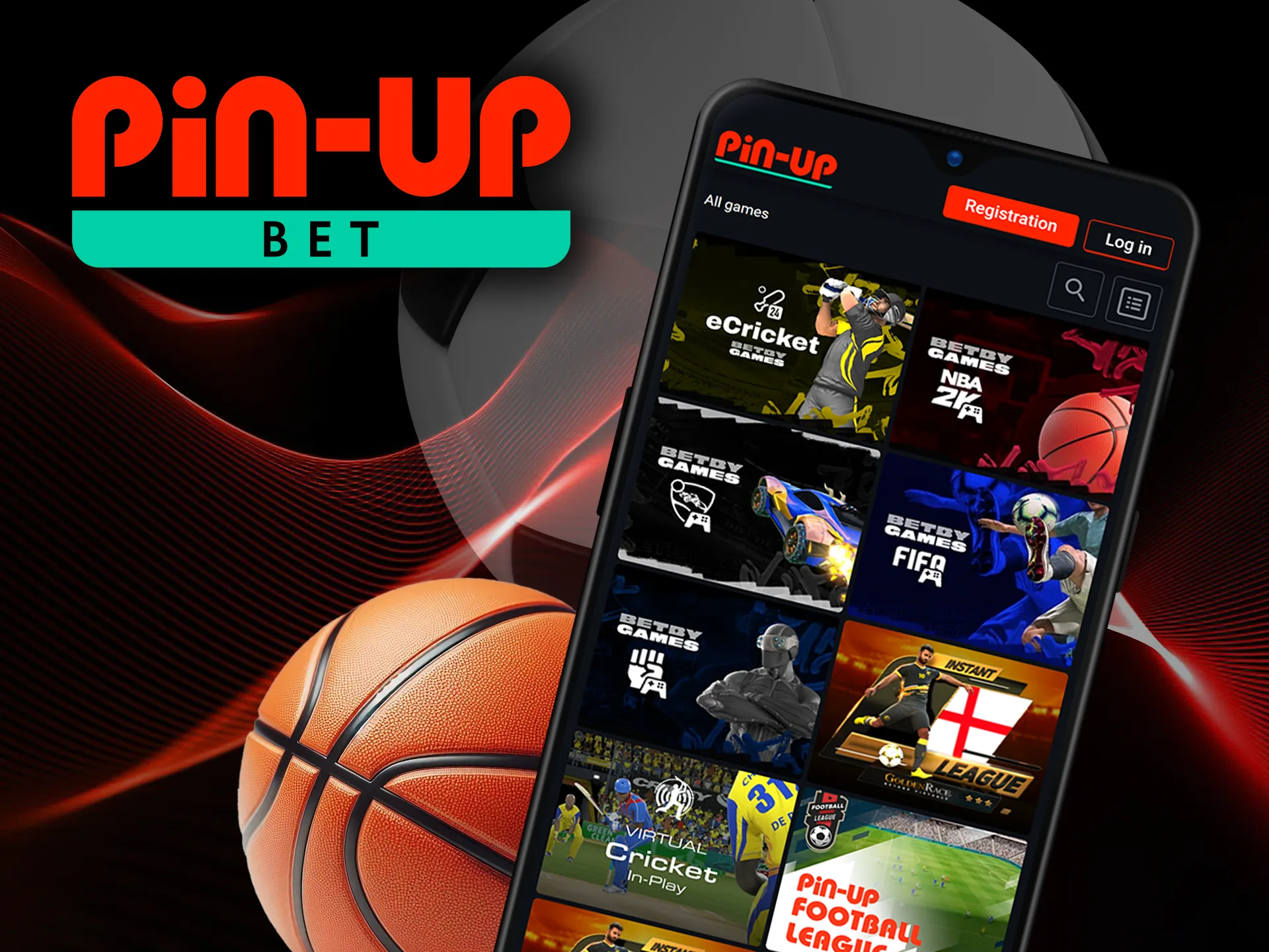 Играйте в виртуальные спорты в приложении Pin Up
